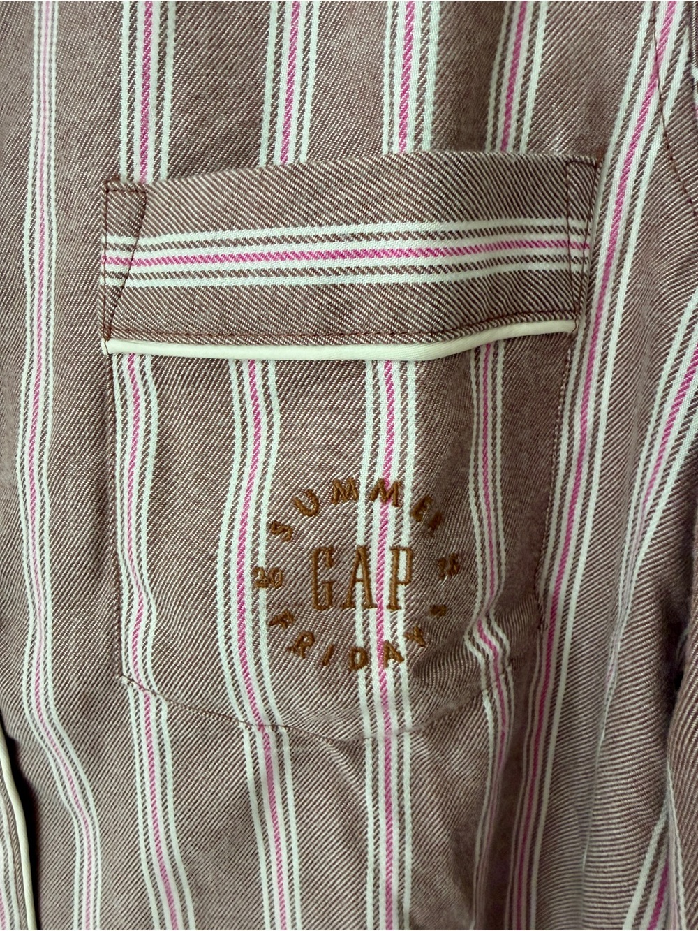 🤍 Gap × Summer Fridays Relaxed Flannel Stripe PJ Shirt & Boxers ⭐️NWT⭐️ SMALL - Picture 15 of 15